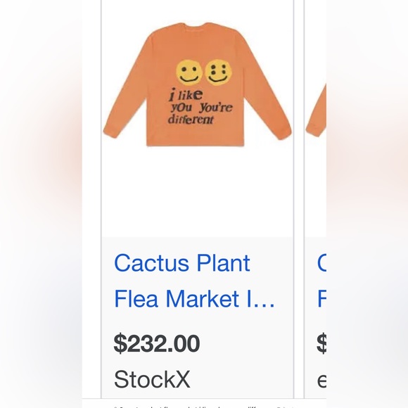 I like you you’re different CPFM cactus plant flea market XL long sleeve shirt - Picture 7 of 8